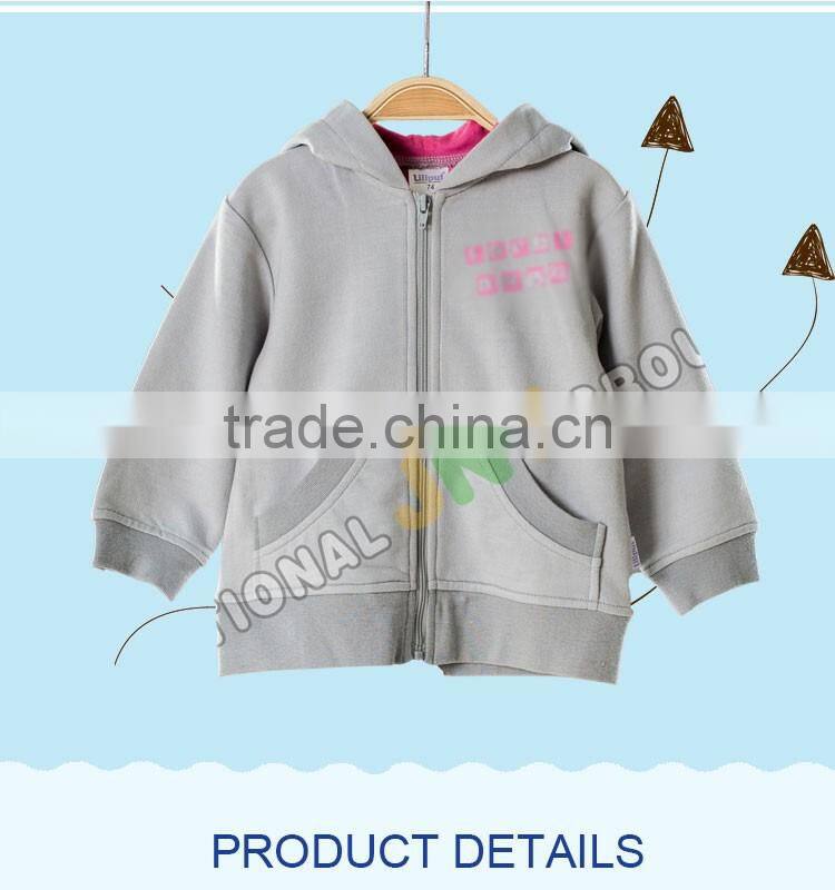 Windproof Long Sleeve Kid Coat Baby Girl Jacket
