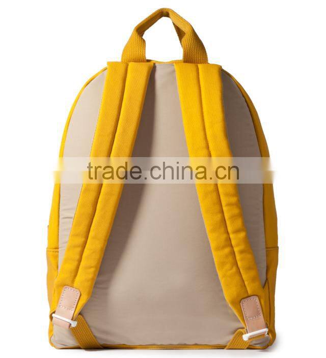 Promotion canvas backpack canvas school bag for girls