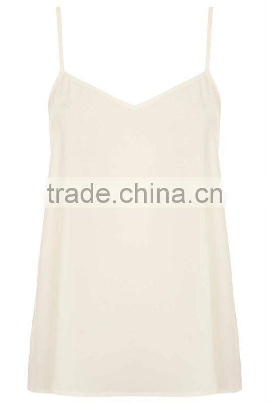 China supplier wholesale women clothes high quality plain white tank top