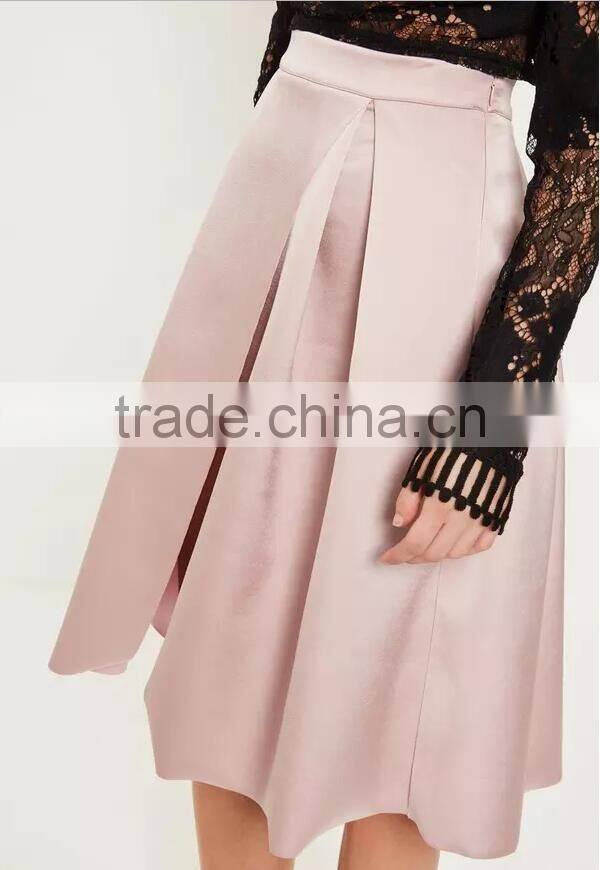 2017 New Fashion Women Vintage Umbrella Style A-Line Midi Skirt