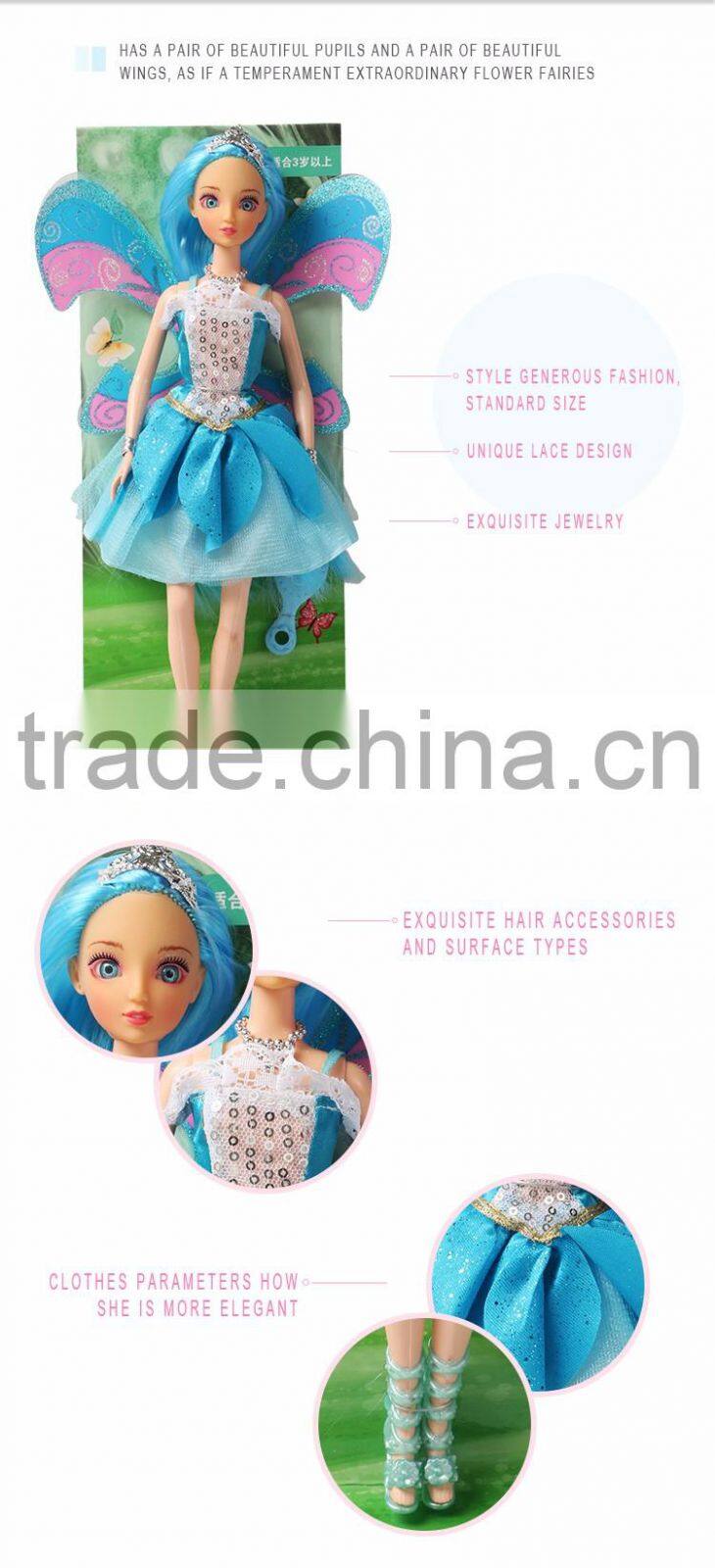 Custom fashion girl flying fairy fulla barbiee doll