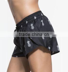 Hot Sale New-Coming Jogging Print Dry Fit Breathable Womens Short Shorts