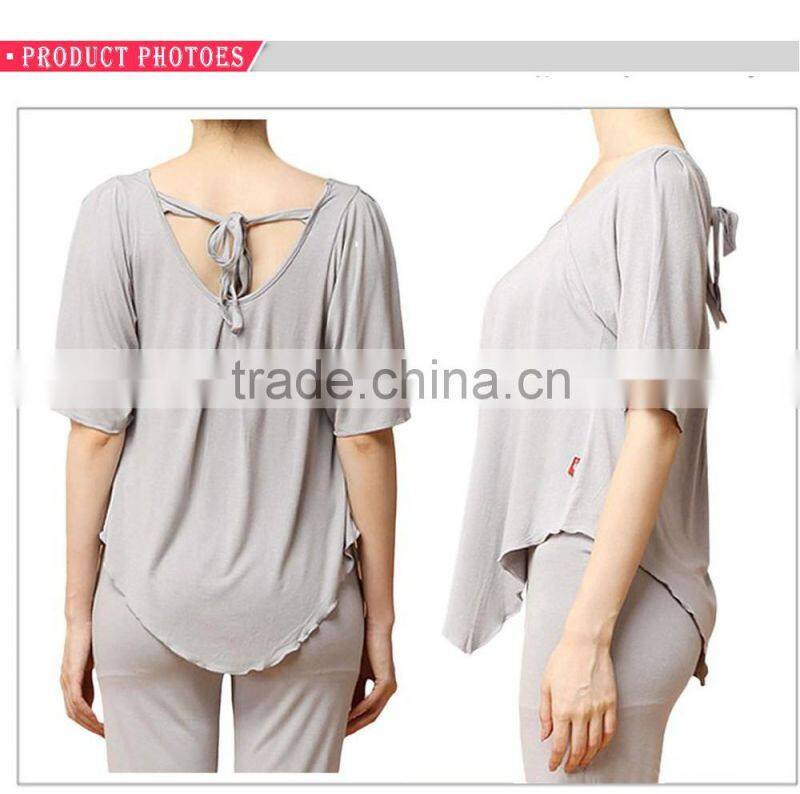 OEM Nylon Spandex Sexy Ladies Fitness Suit Sportswear Fashion Yoga Wear