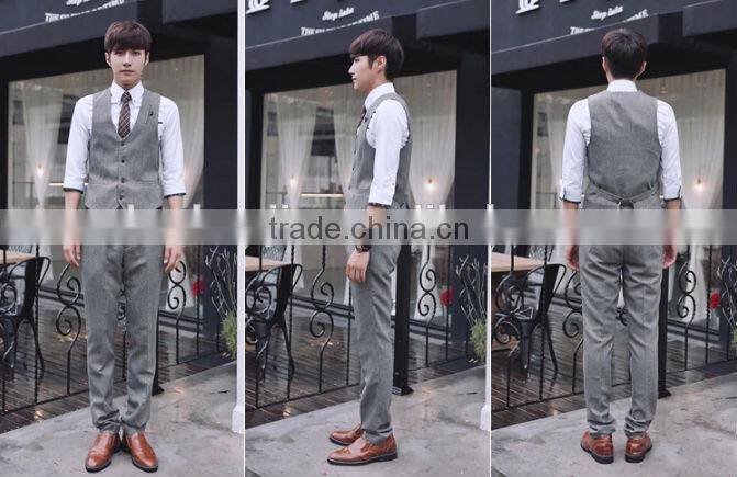 High quality and best workmanship newest style men suit from Shanghai