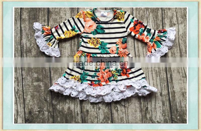 wholesale baby clothes girl's rural style dresses YIWU clothing factory