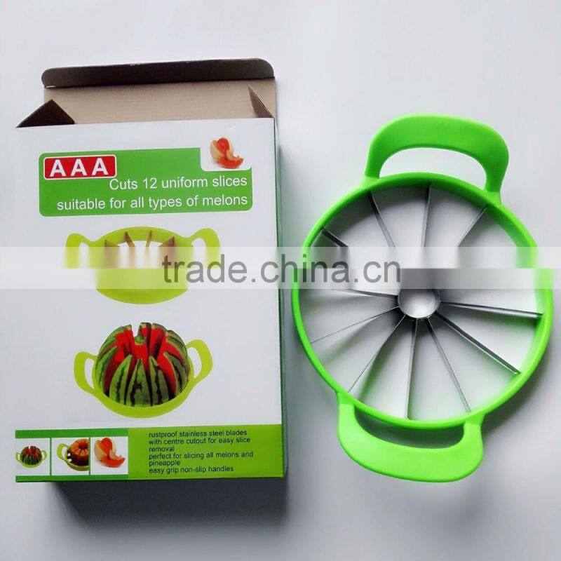 High quality Stainless Steel Kitchen Cutter Tool Fruit Cutter Watermelon Slicer Wholesale