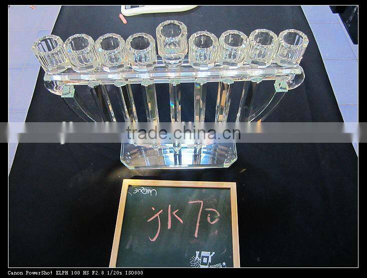 Crystal candle holder for home decoration