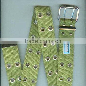 belt straps with eyelets