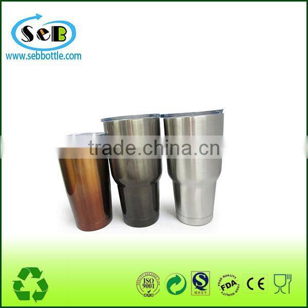 Vacuum thermos mug / double wall stainless steel tumbler / car mug