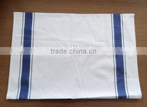 100% cotton red stripe or blue stripe glass cloth