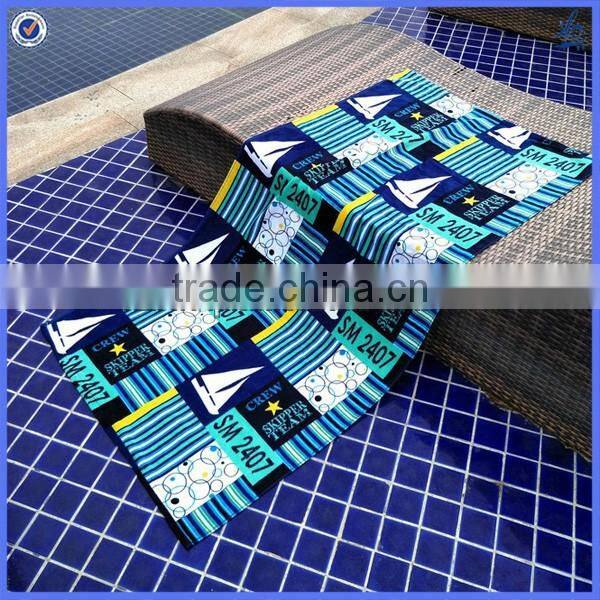 Super soft 100% cotton custom printed kids beach towels on sale
