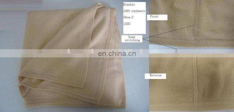 wholesale many lovely colors Cable-Knit Cashmere soft Baby Blanket