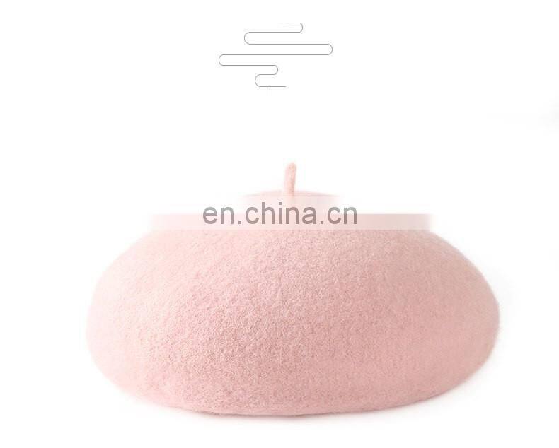 High Quality Wholesale Ladies Wool Felt Berets