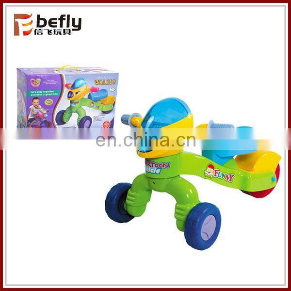 3 wheel plastic baby push toy car
