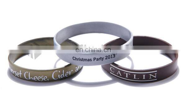 Personalized newest fashion cheap custom silicone bracelets