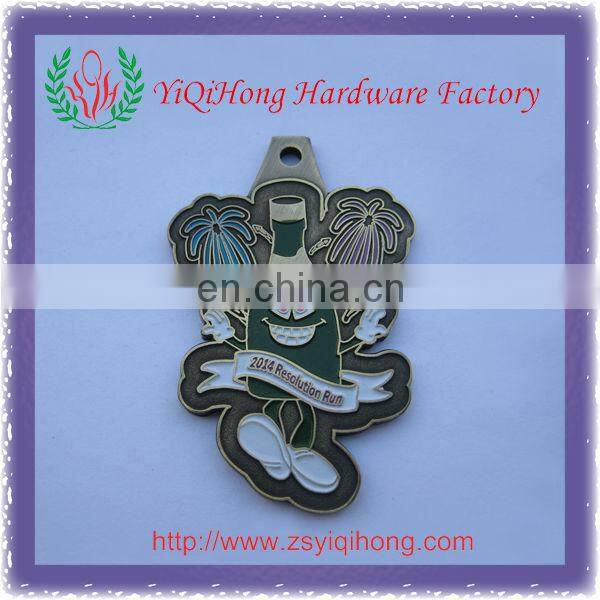 BYFCA ROOKIE football metal medal