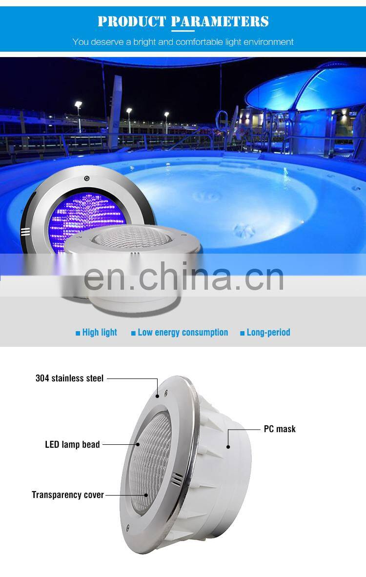 Waterproof IP68 IP65 Swimming Pool Light Pentair For Liner Pools