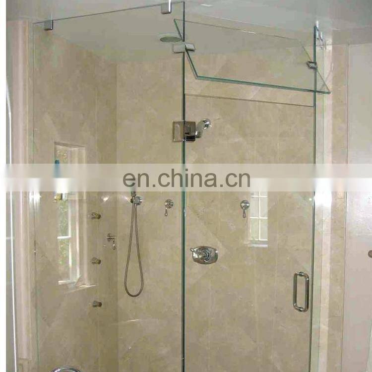 Frameless shower enclosureshower cubical tempered glass panels 6mm shower screen bathroom