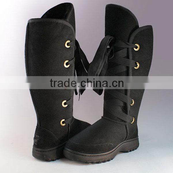 High Quality Red Leather Over Knee 2014 New Model Boots Girl and Animals Sex Funky