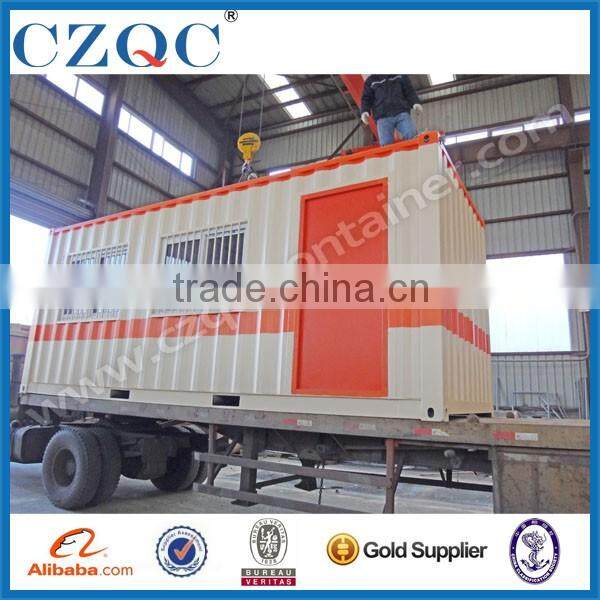 PVC window container house and homes 20ft container office