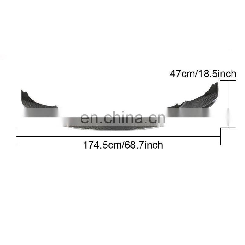 P Style 5Series Carbon Fiber Front Lip for BMW F10 F11 F18 M Sport 2011-2013