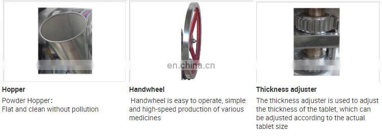 Laboratory School Single Punch Tablet Machine Powder Forming Tablet Compression Test Tdp-1.5t Aluminum Alloy Tabletting