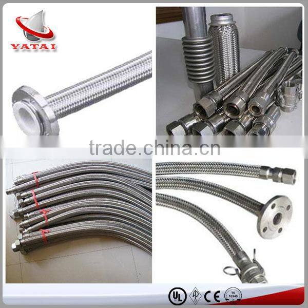 China Tube Steel Braided Soft Ptfe Hose Assembly