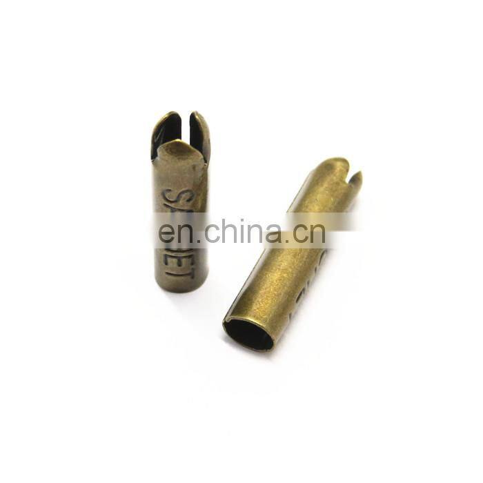 Custom Logo Shoe Lace Ends Aglets Hoodie Aglet Tip For Swimwear