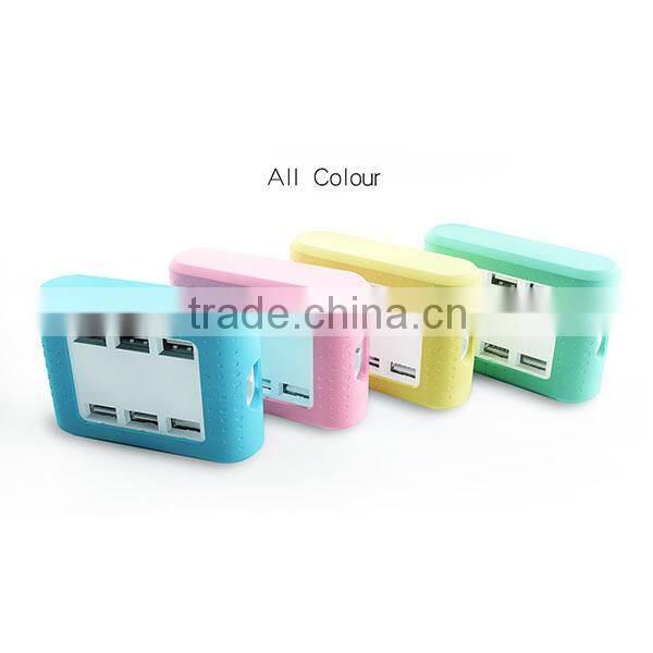 2015 New Products Multiport Usb Travel Charger for Tablets and Phones