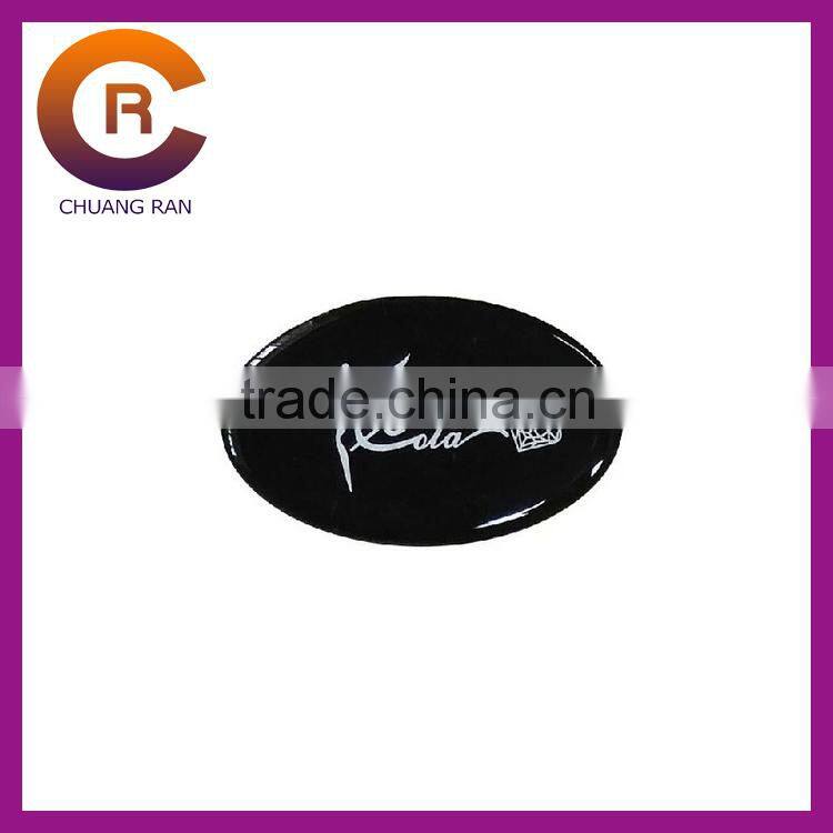 Cheap black color hard dome permanent small vinyl stickers