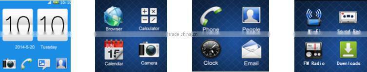 2.0MP Camera 3G CE ROHS Smart watch for Europe