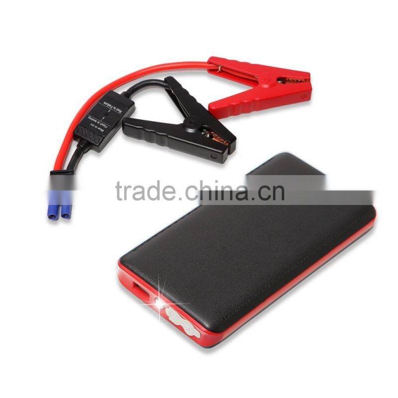 Jump starter 12v mini battery booster 10000mah mini car jump starter car battery charger emergency