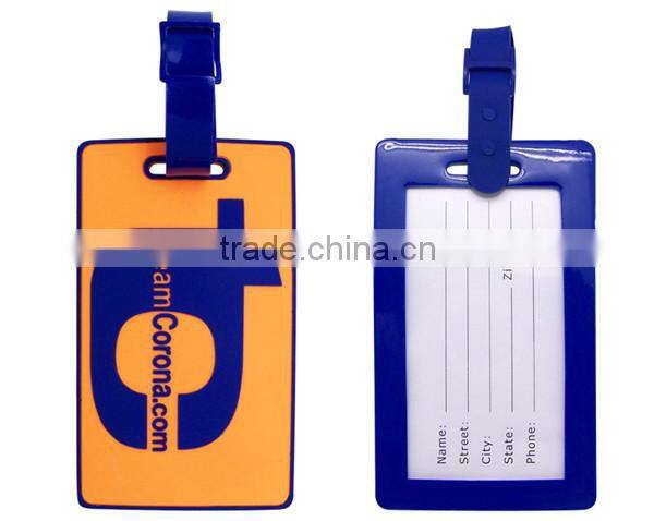 Big discount and Low quantity PVC luggage tag