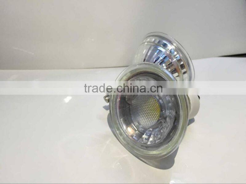 China Supplier CE ROHS Approved 6W Dimmable COB GU10 LED Spotlight