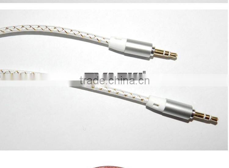2016 top selling products in alibaba AUX Cable, 1m 3.5mm Male Mini Plug Stereo Audio Cable for iphone 6s phone unlocked
