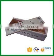 Rectangular wooden wine box