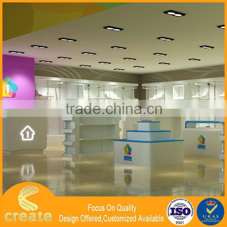 Lovely children furniture for shoe store,store kiosk for children,retail clothes showcase for children products