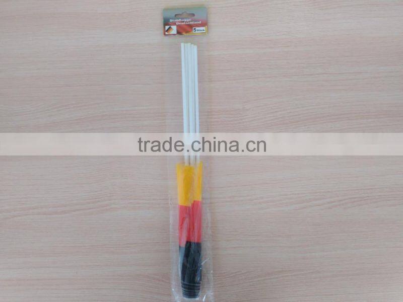 German hand held small plastic flag