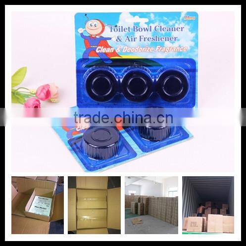 Glass Bottle Automatic Flushing Toilet bowl cleaner