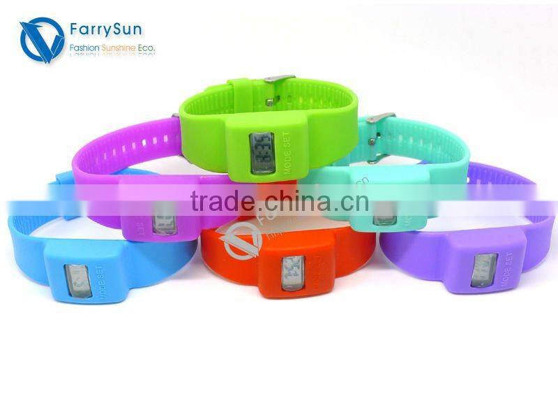 jelly digital watch odm silicone fashion unisex