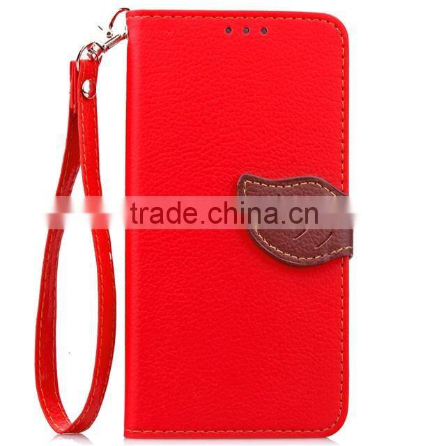 For LG K10 new products, Leaf PU leather Case for LG K10, For LG K10 phone cases