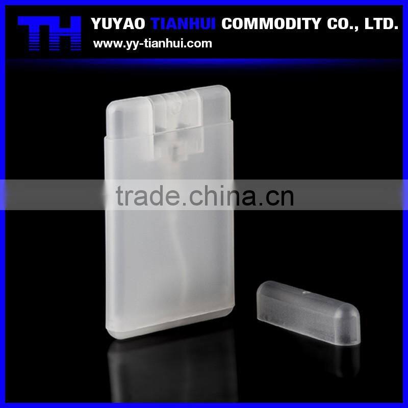 20ml card spray bottle with cover cap Flat plastic spray bottle