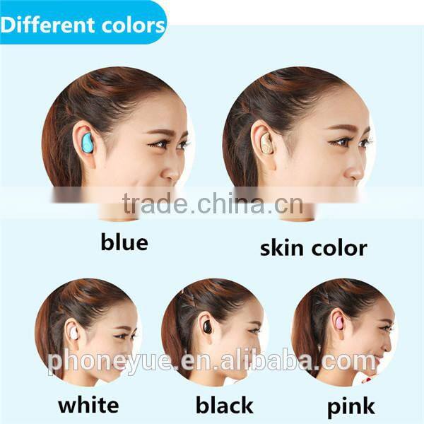 2016 trending mini S530 girls cool design small single ears wireless bluetooth earbuds