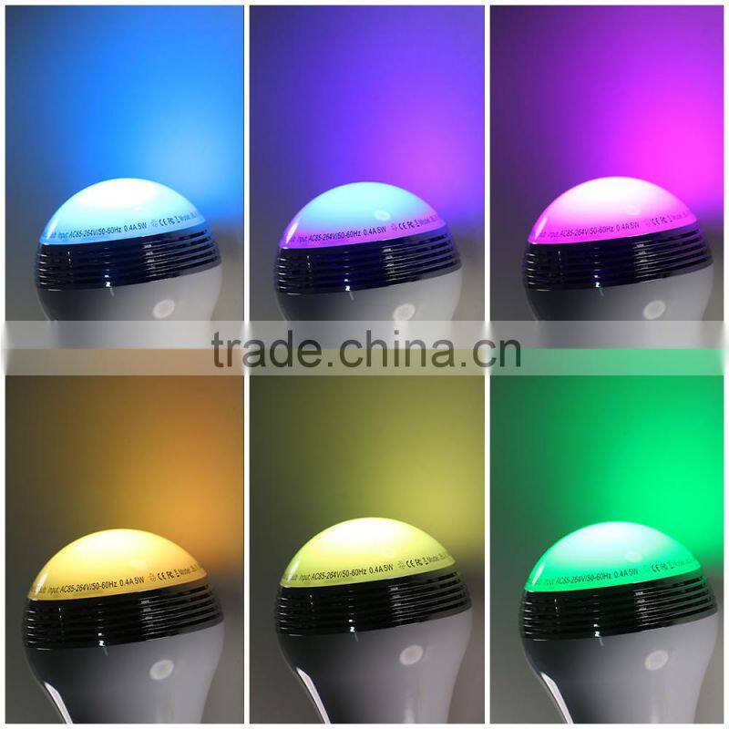 Newest product led melody wireless bluetooth speaker with led light app control