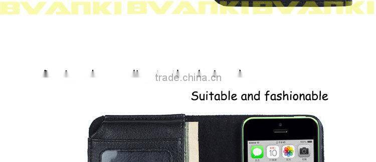 Hot Leather Cell Phone Case For iPhone Case Leather,Cases For Mobile 2015 For iPhone Casings,Credit Card Hard Case For iPhone 5C