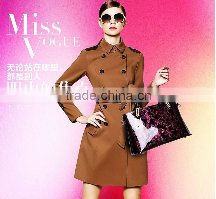 Fashion Lady Patent Leather shoulder bags handbag