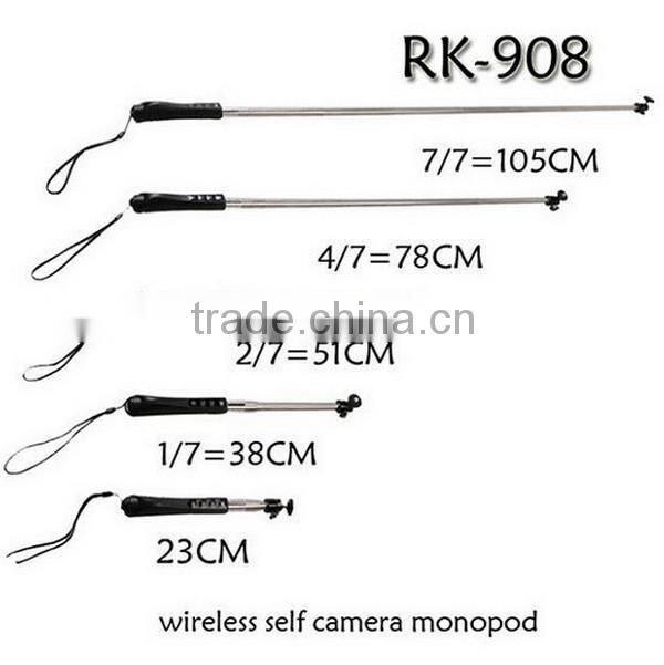 Multifunctional Wireless Zoom Bluetooth Selfie Stick Monopod