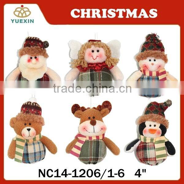 2015 Promotion Gift 4 inch Christmas Hanging Ornament