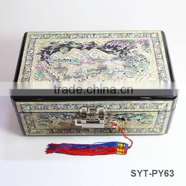 Luxury classical small wooden jewelry boxes wholesale
