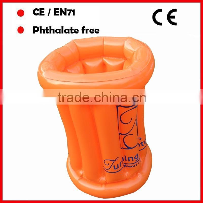 Hot Sale PVC Inflatable beer buckets with custom logo printed for promotion
